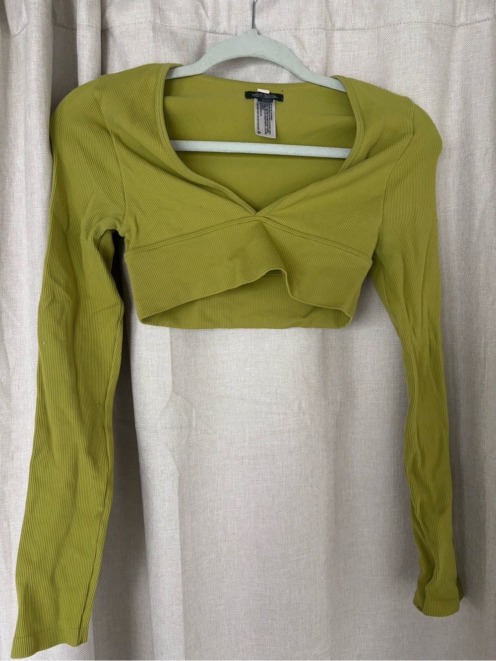 wild fable green seamless going out top